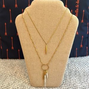 Stella & Dot Quill Layering Necklace
